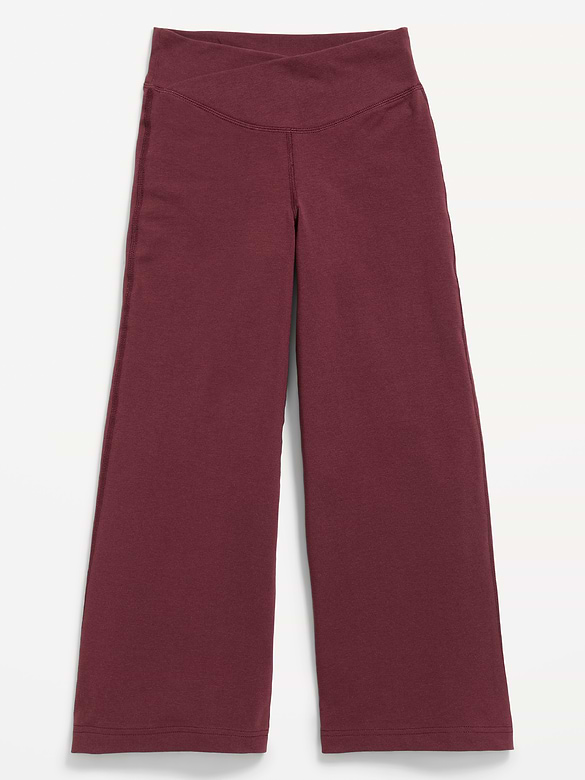 High-Waisted PowerChill Crossover Wide-Leg Pants for Girls