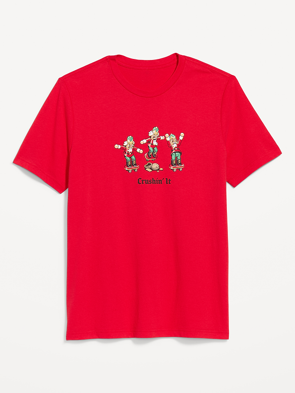 Crew-Neck Graphic T-Shirt