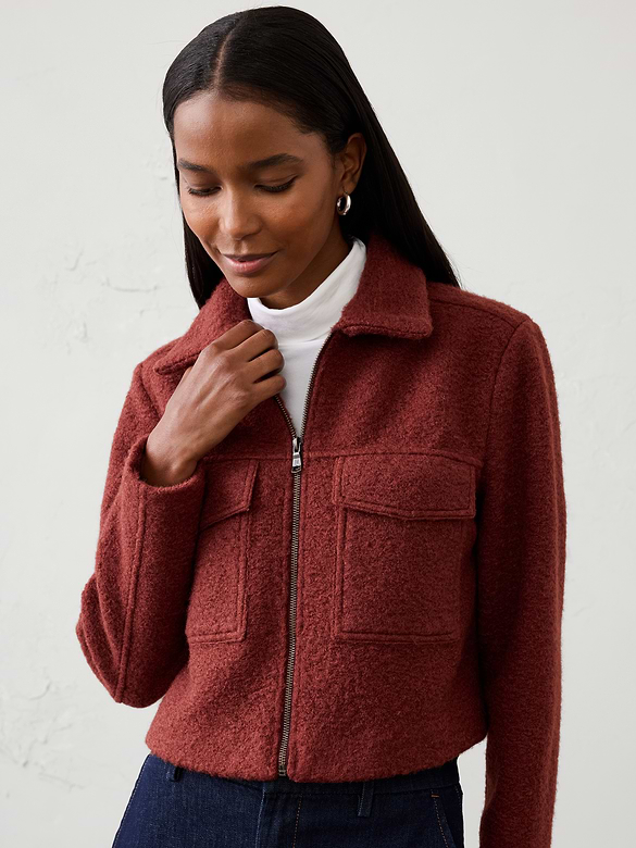 Boucle Cropped Jacket