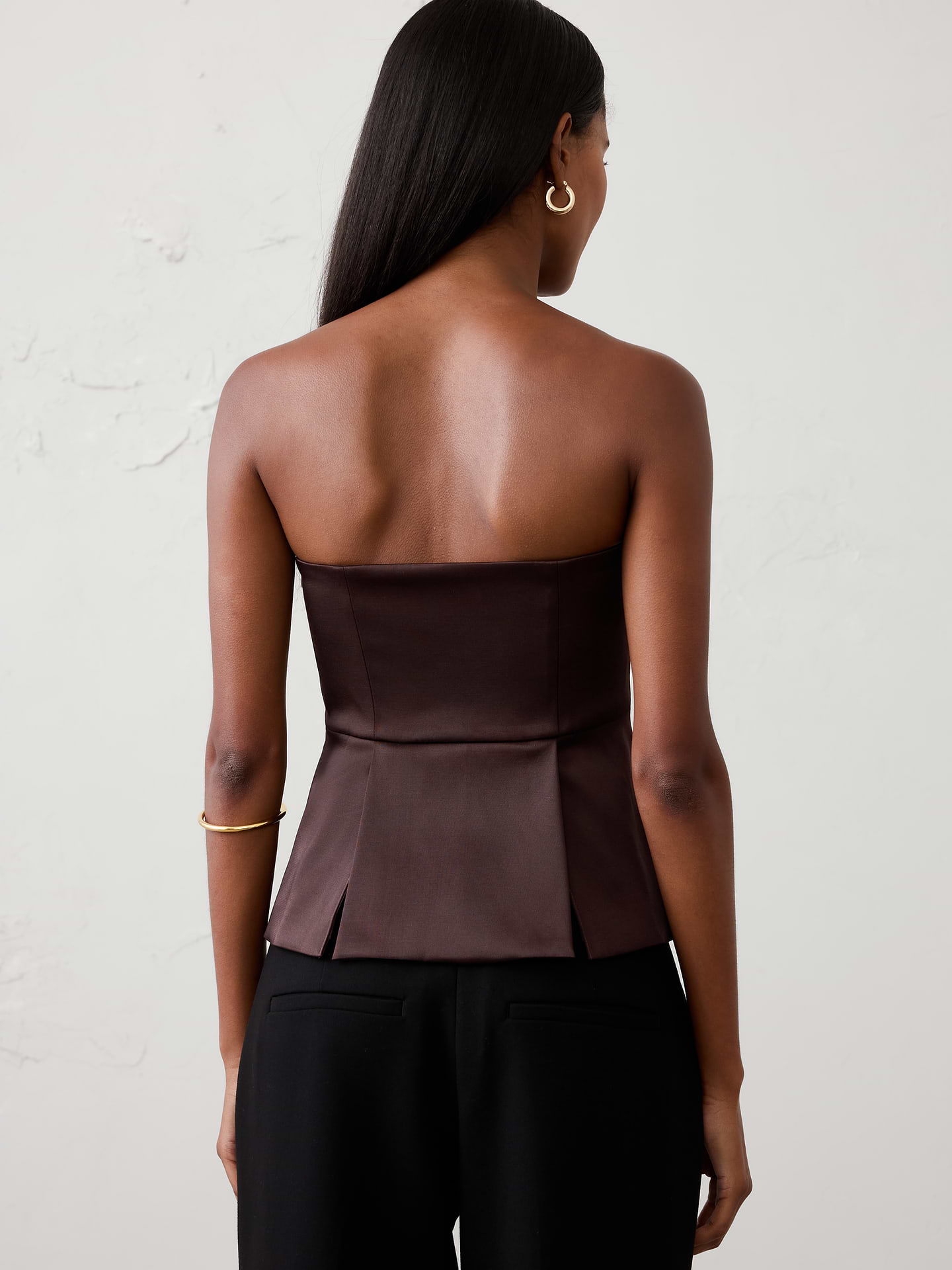 Image 2 of 4, Satin Corset Top