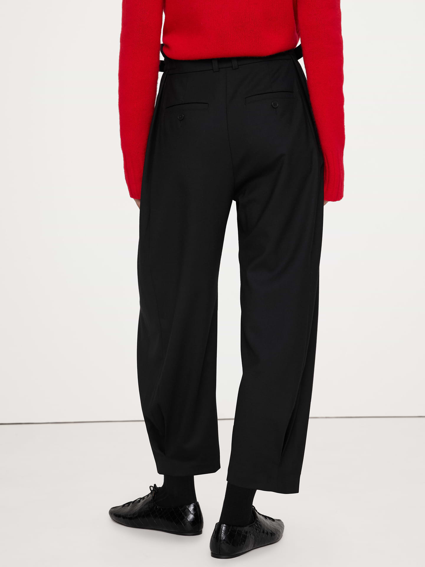 Image 3 de 6, Pantalon ballon en flanelle