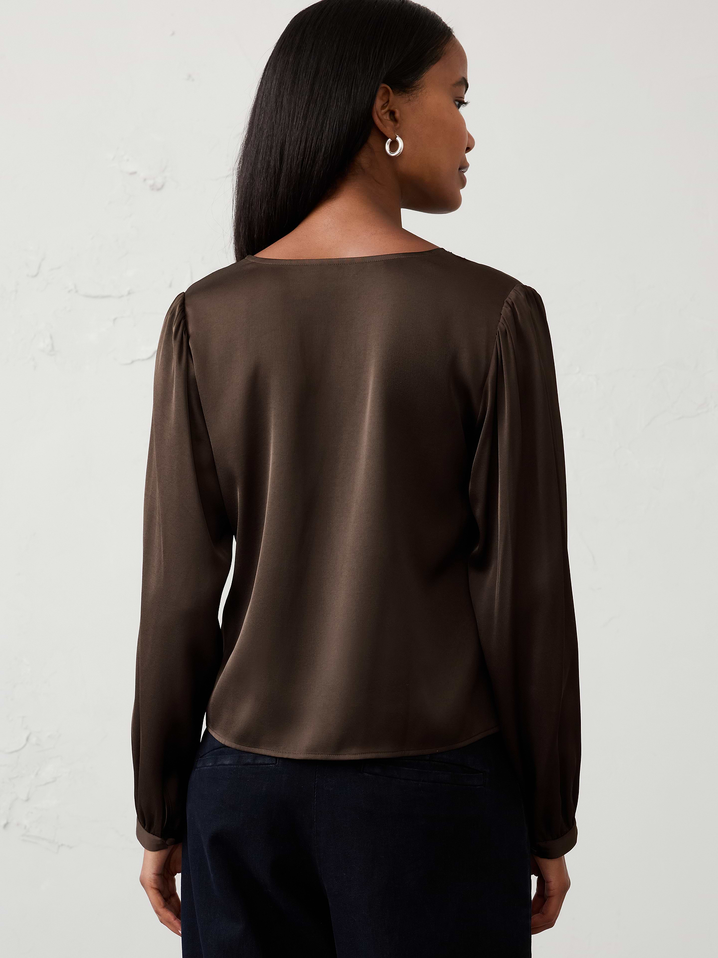 Image 2 of 5, Romantic Lace-Placket Blouse