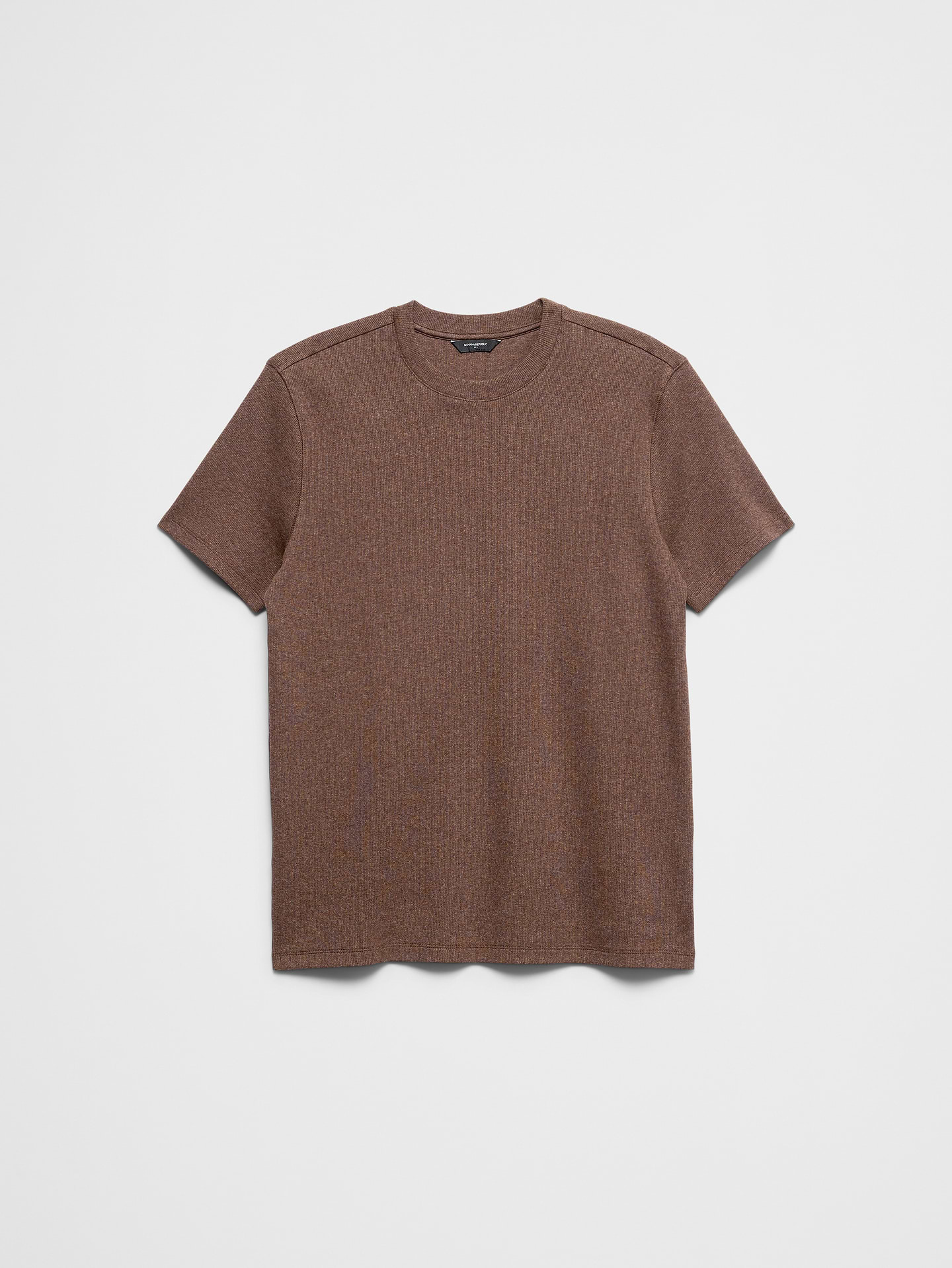 Image 7 of 7, Mini Ribbed Crew-Neck T-Shirt