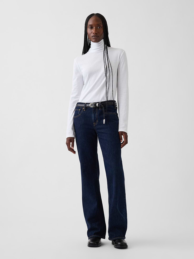 Image 2 of 4, 100% Cotton Authentic Turtleneck T-Shirt