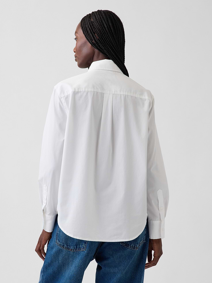 Image 3 of 5, Organic Cotton Poplin Classic Shirt