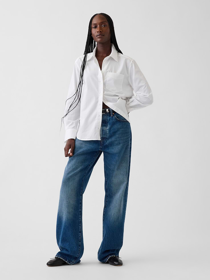 Image 2 of 5, Organic Cotton Poplin Classic Shirt