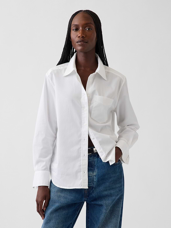 Organic Cotton Poplin Classic Shirt
