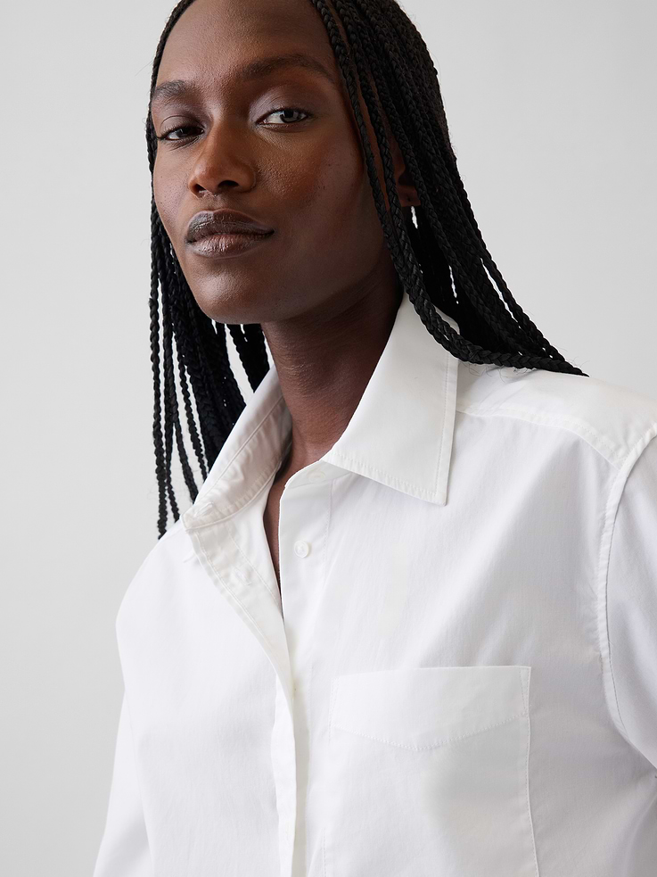 Image 4 of 5, Organic Cotton Poplin Classic Shirt