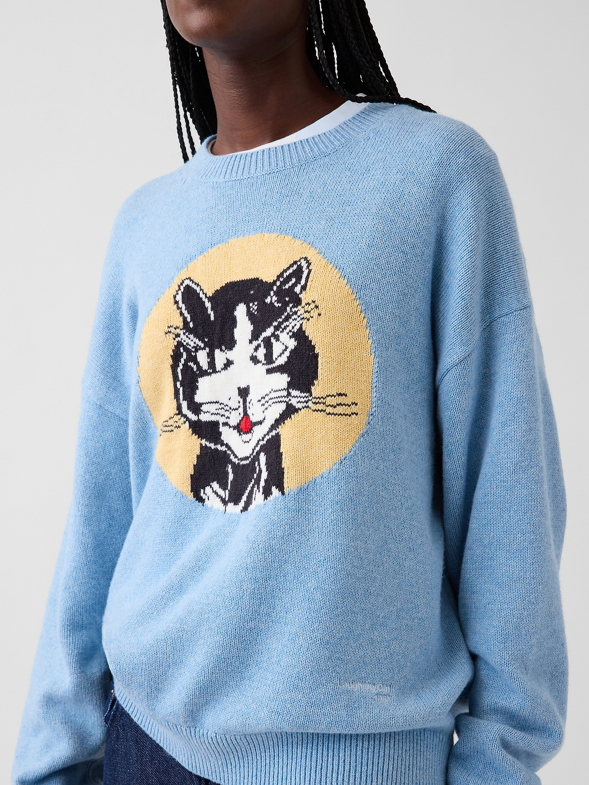 トップス KEY CAT RABBIT COS CREWNECK vaultroom Gap | Lichtenstein | Whitney | Laughing Cat Sweater | Gap