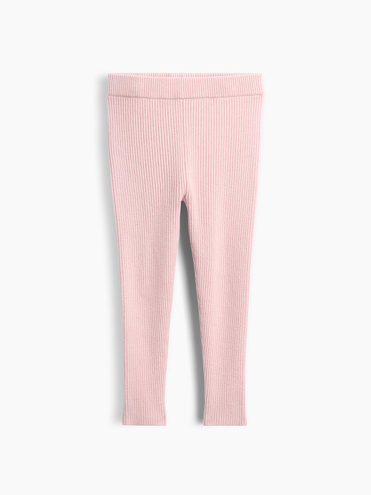 Image 2 of 3, Baby & Toddler CashSoft Rib Sweater Leggings