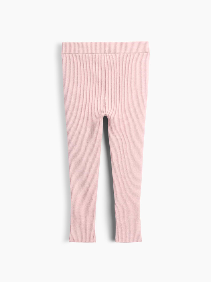 Image 3 of 3, Baby & Toddler CashSoft Rib Sweater Leggings