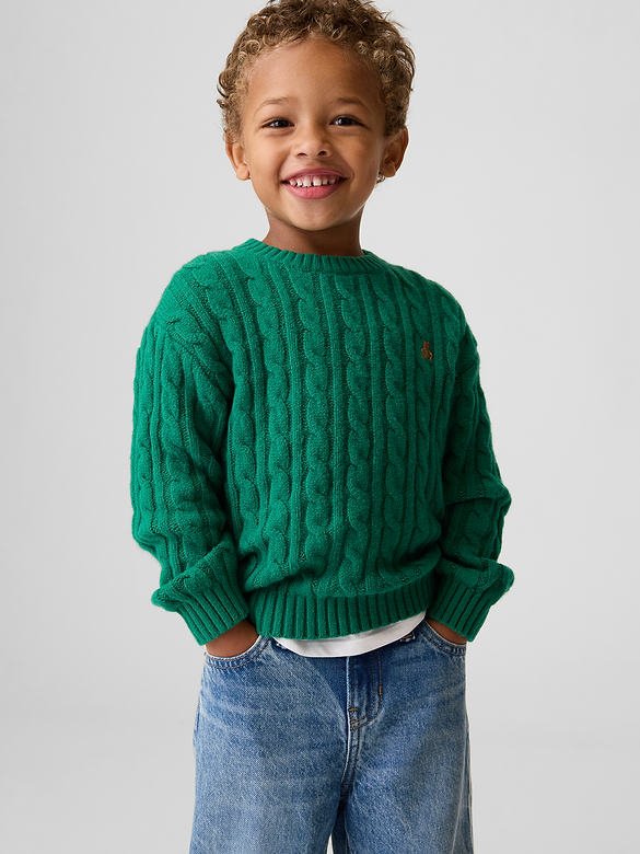 Baby & Toddler CashSoft Cable-Knit Sweater