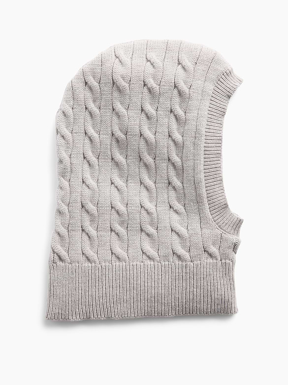 Kids Cable-Knit Hood
