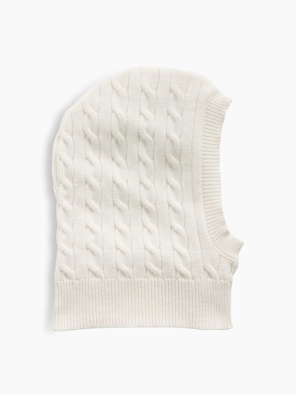 Kids Cable-Knit Hood