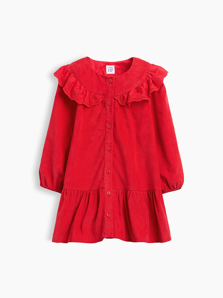 Image 2 of 3, Baby & Toddler Corduroy Drop-Waist Dress