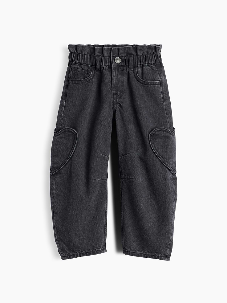 Image 2 of 3, Baby & Toddler Heart Pocket Horseshoe Jeans
