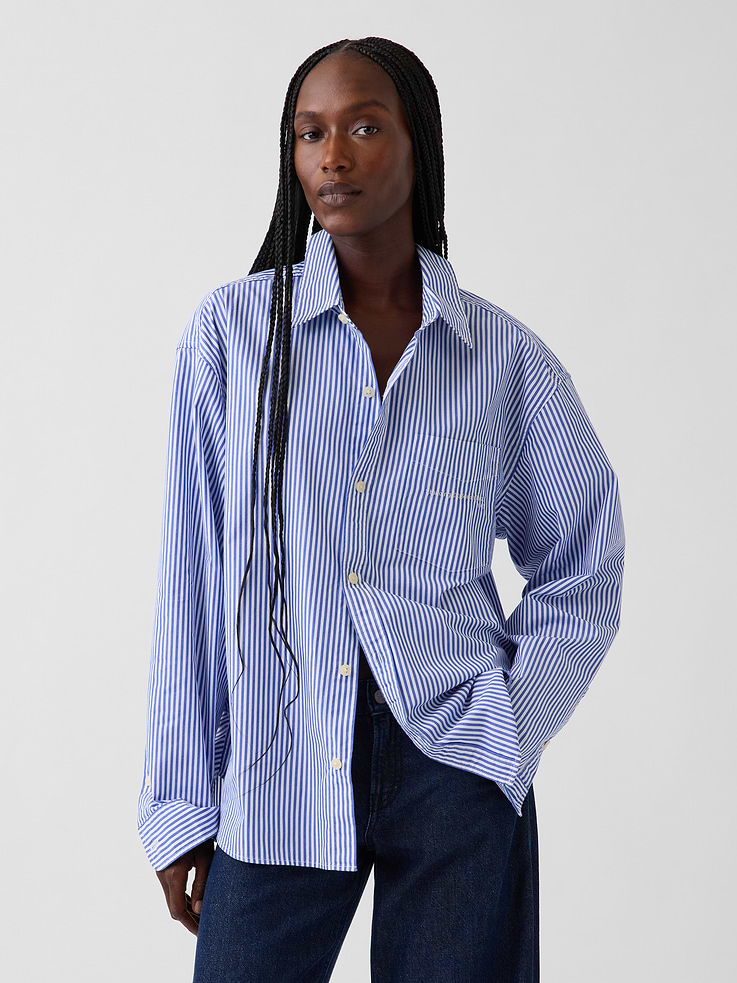 Image 5 of 9, Gap | Lichtenstein | Whitney | Standing Explosion Poplin Shirt