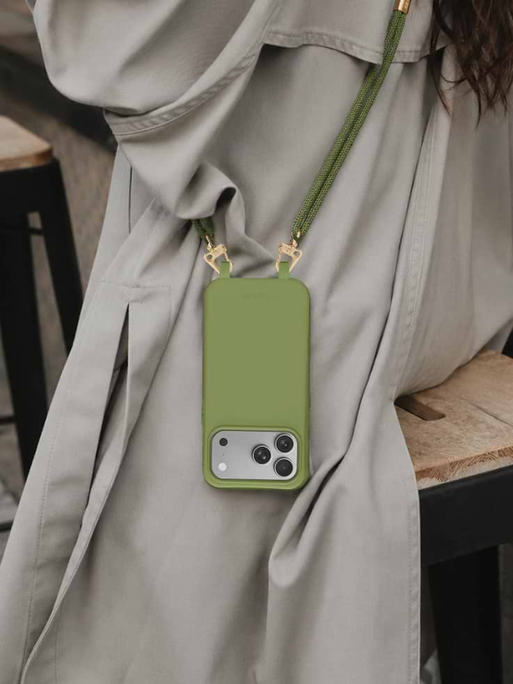 Image 2 of 2, The CAEP Olive Crossbody Phone Strap