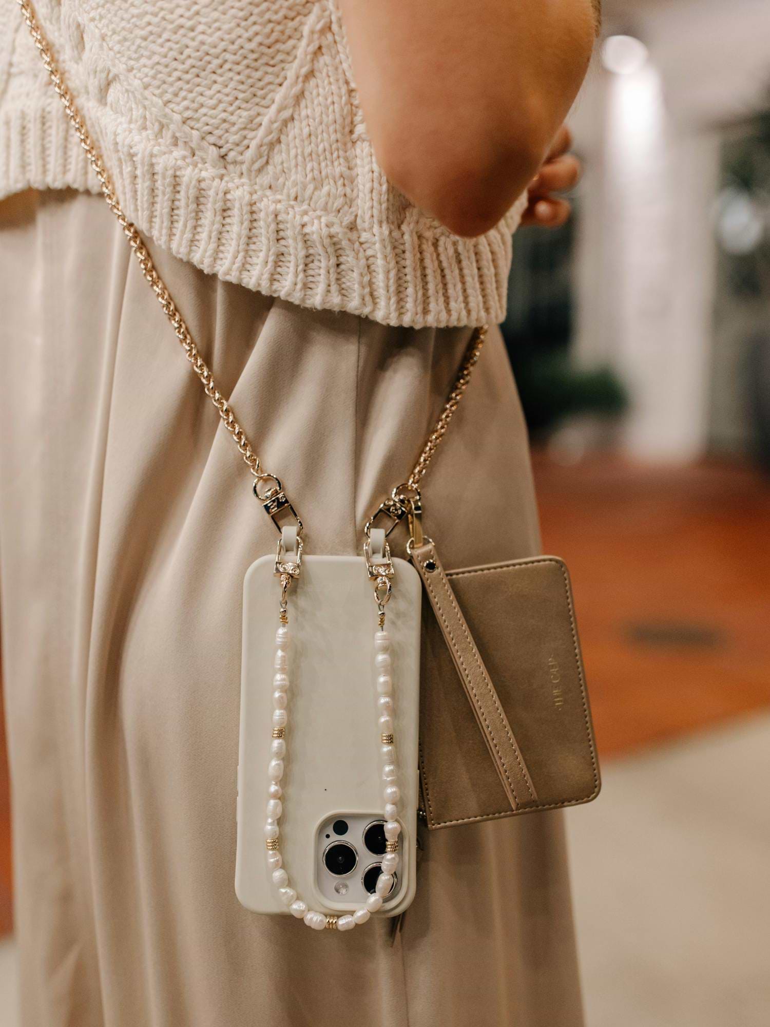 Image 2 of 2, The CAEP Goldi Round Crossbody Phone Chain