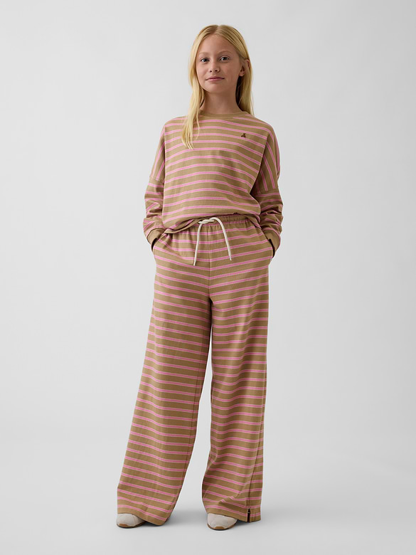 Kids Heavyweight Wide-Leg Pants