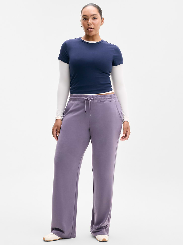 Image 5 of 6, Seasoft Mid Rise Straight Pant
