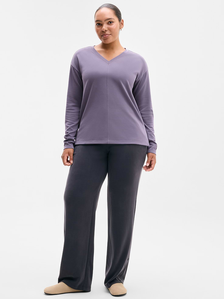 Image 4 of 5, Seasoft V-Neck Sweatshirt