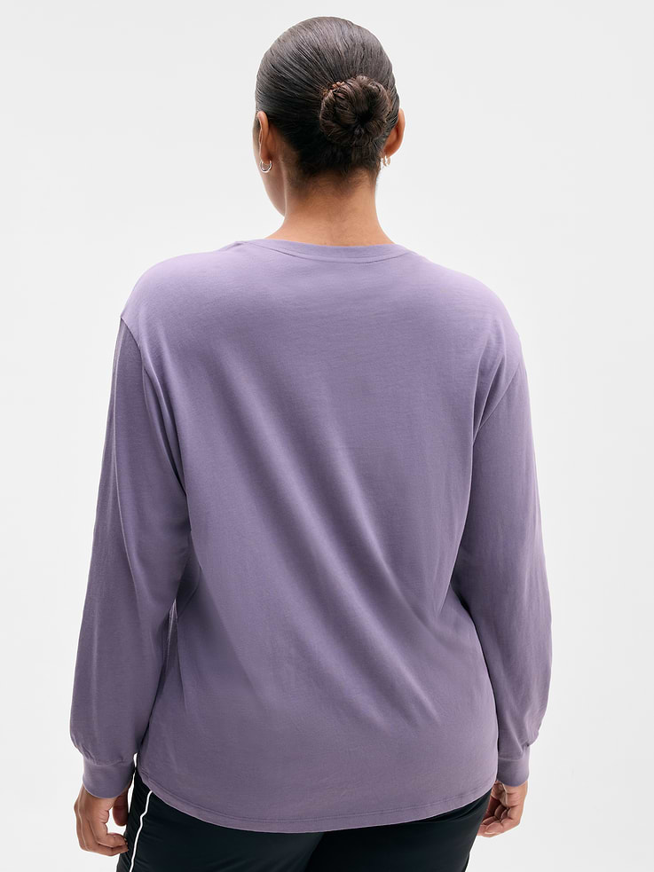 Image 5 of 5, Favorite Cotton Relaxed Graphic Top