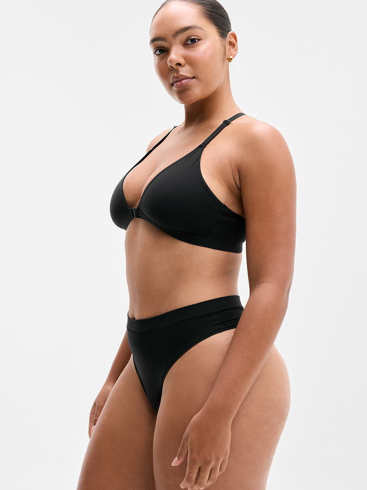 Image 4 of 4, BodyMove High Rise Thong Underwear 3-Pack