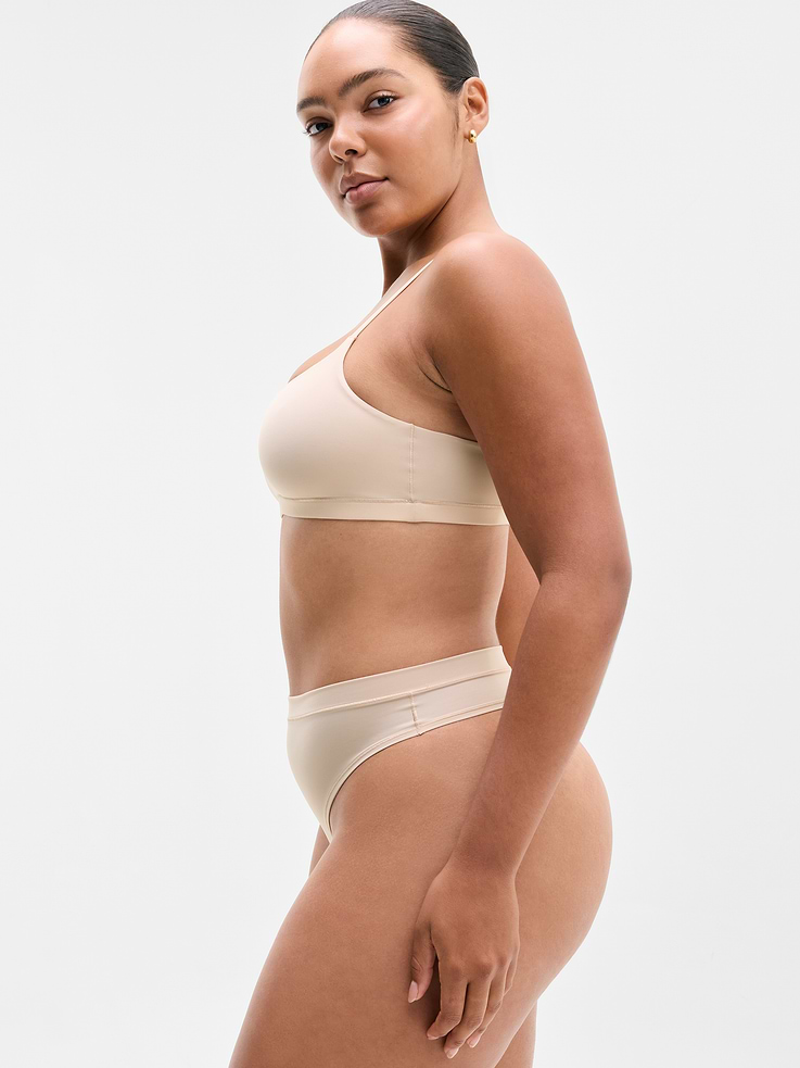 Image 5 of 5, BodyMove High Rise Thong Underwear 3-Pack