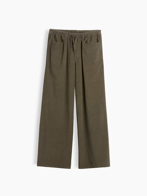 Kids Corduroy Easy Wide-Leg Pants
