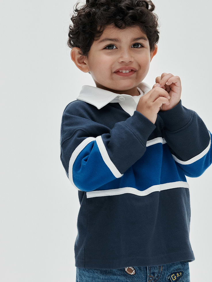 Image 3 of 3, Baby & Toddler Rugby T-Shirt