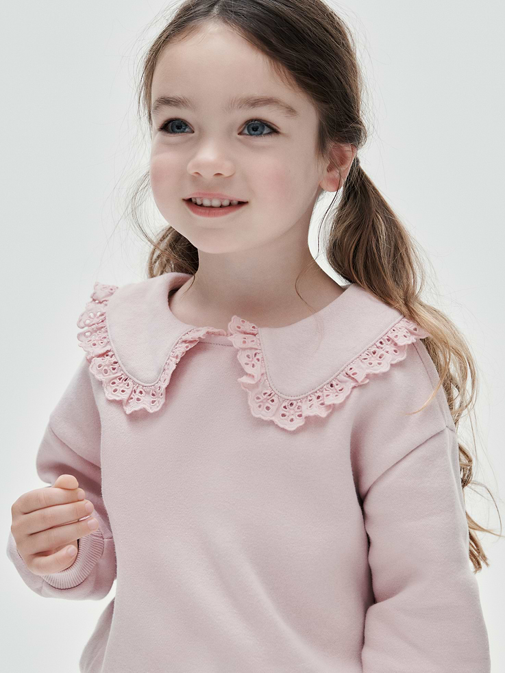 Image 3 of 3, Baby & Toddler VintageSoft Collared Sweatshirt
