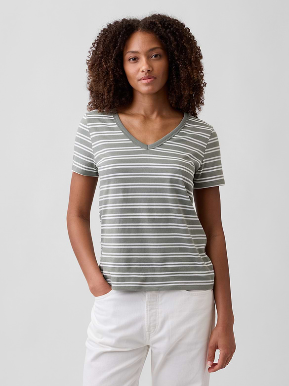 Favorite Print V-Neck T-Shirt