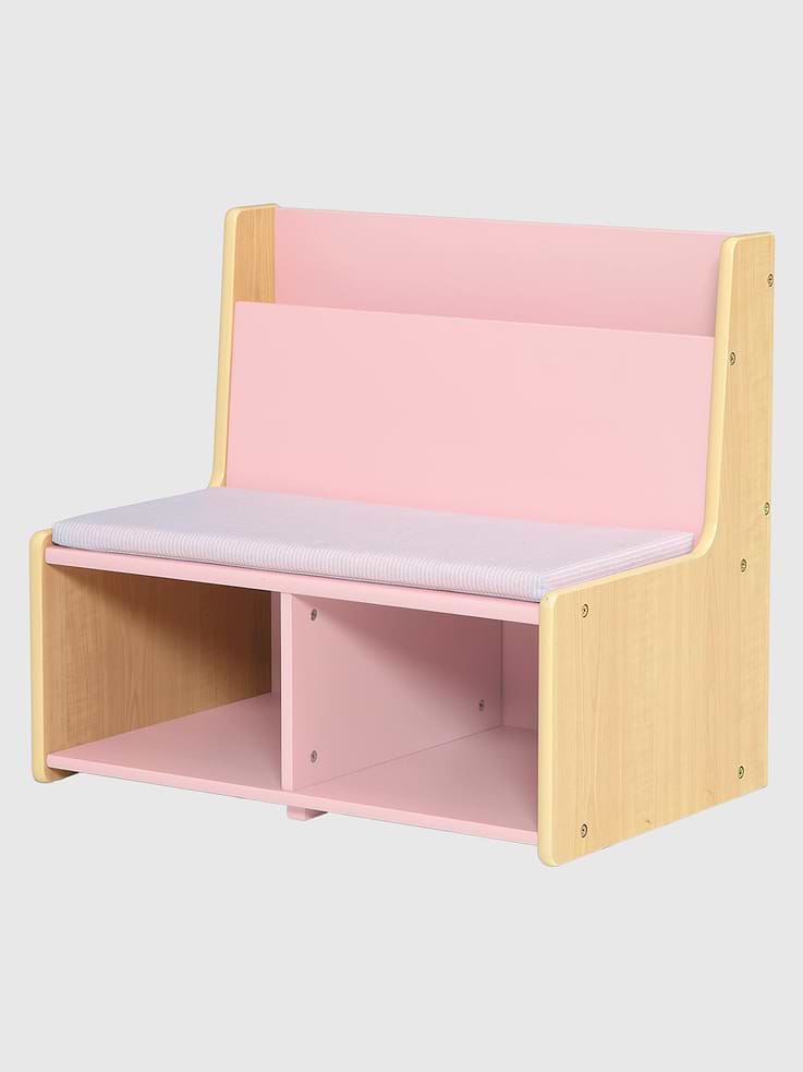 Image 7 of 7, Toddler Reading Nook with Padded Bench