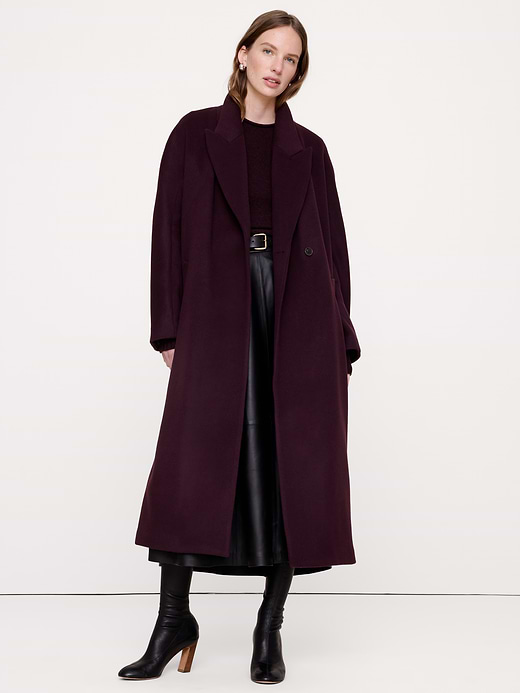 Wool-Cashmere Wrap Coat | Banana Republic