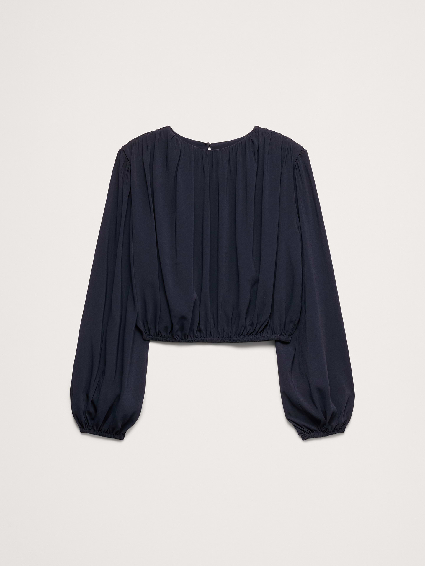 Image 4 of 4, Georgette Cropped Top