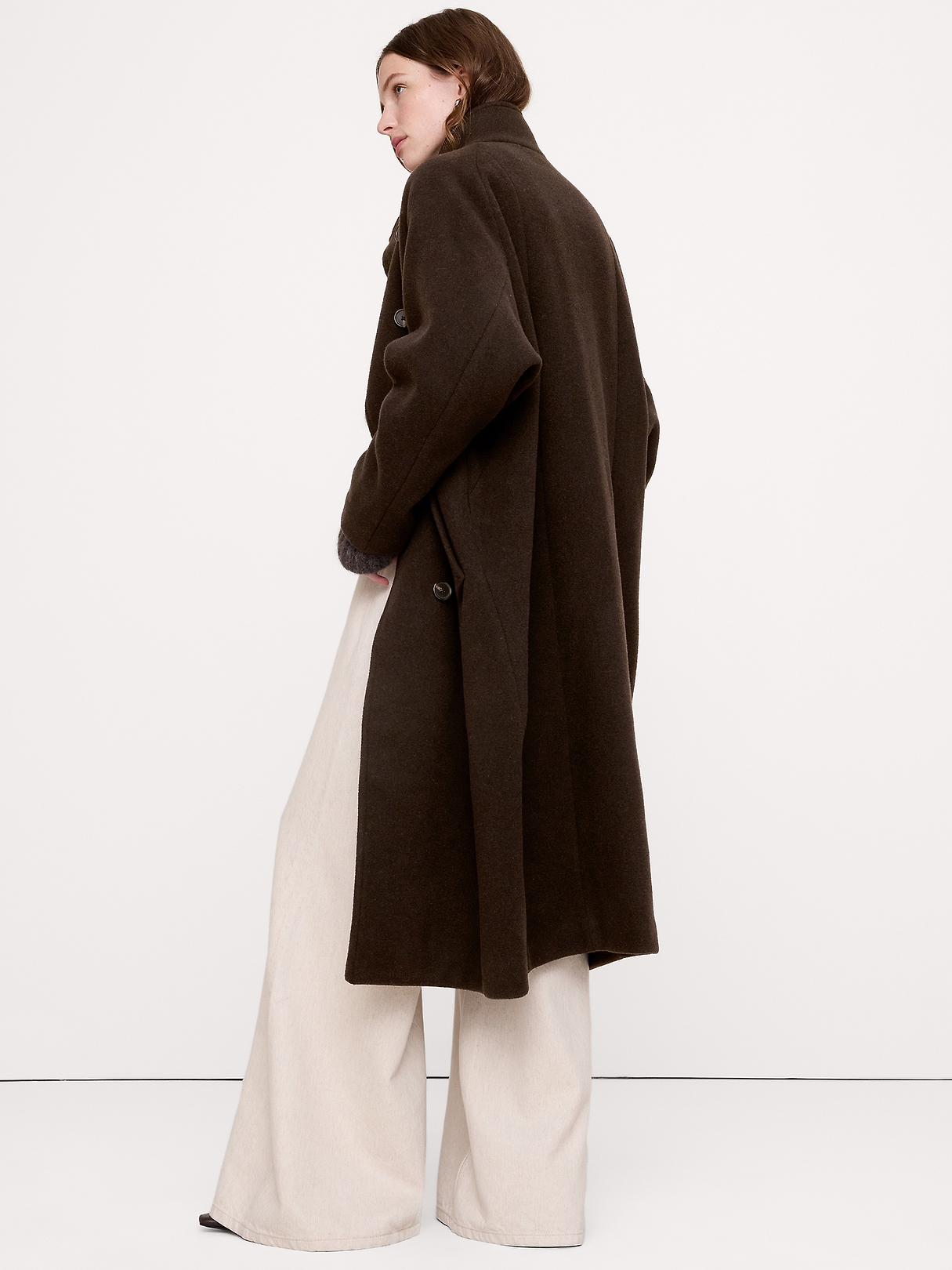 Italian Wool-Blend Top Coat | Banana Republic
