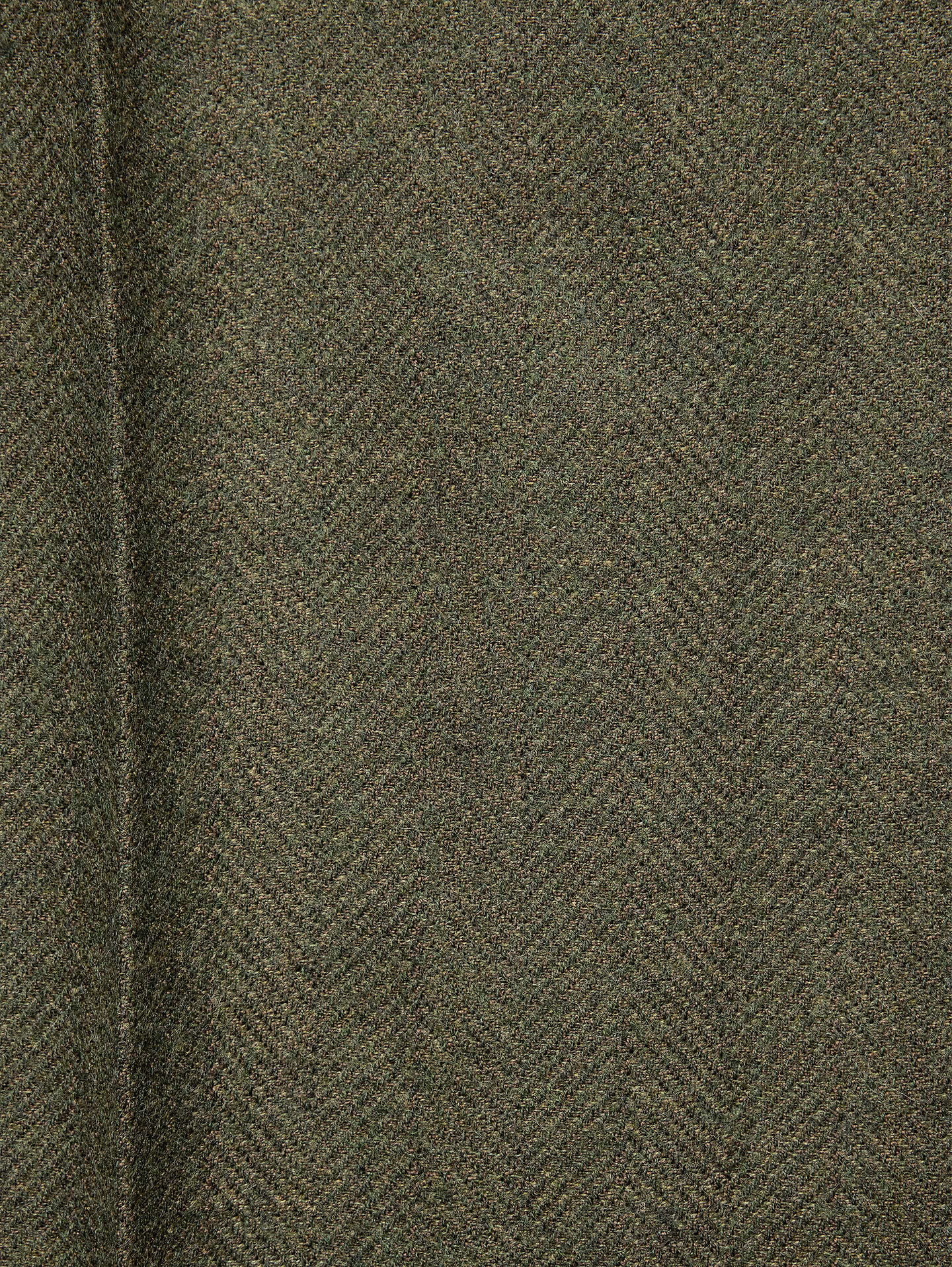 Image 6 of 8, Classic Tapered Wool-Cotton Herringbone Dress Pant
