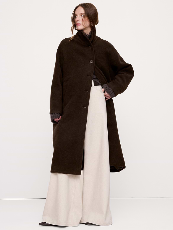 Italian Wool-Blend Top Coat