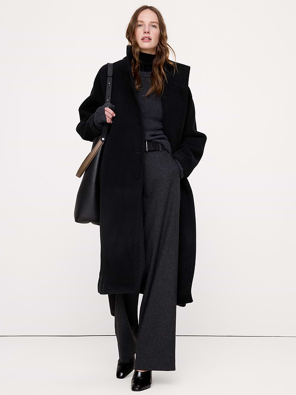 Italian Wool-Blend Top Coat