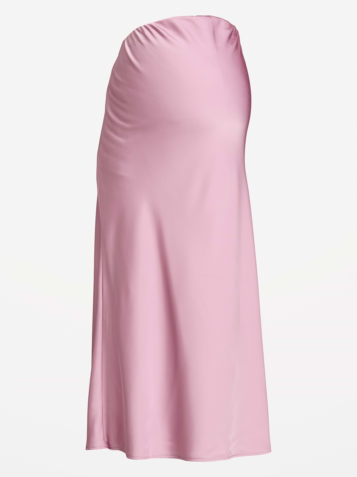 Maternity Satin A-Line Maxi Skirt