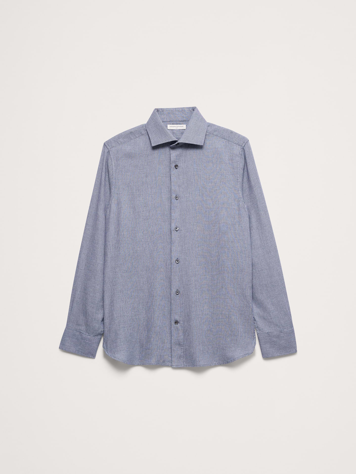 Image 8 of 8, Slim-Fit Cotton-Cashmere Dress Shirt