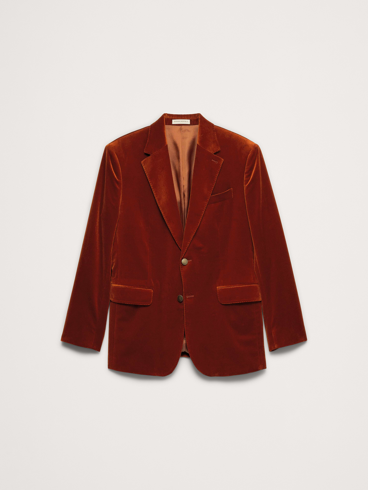 Image 4 of 8, Tailored Slim Velvet Blazer