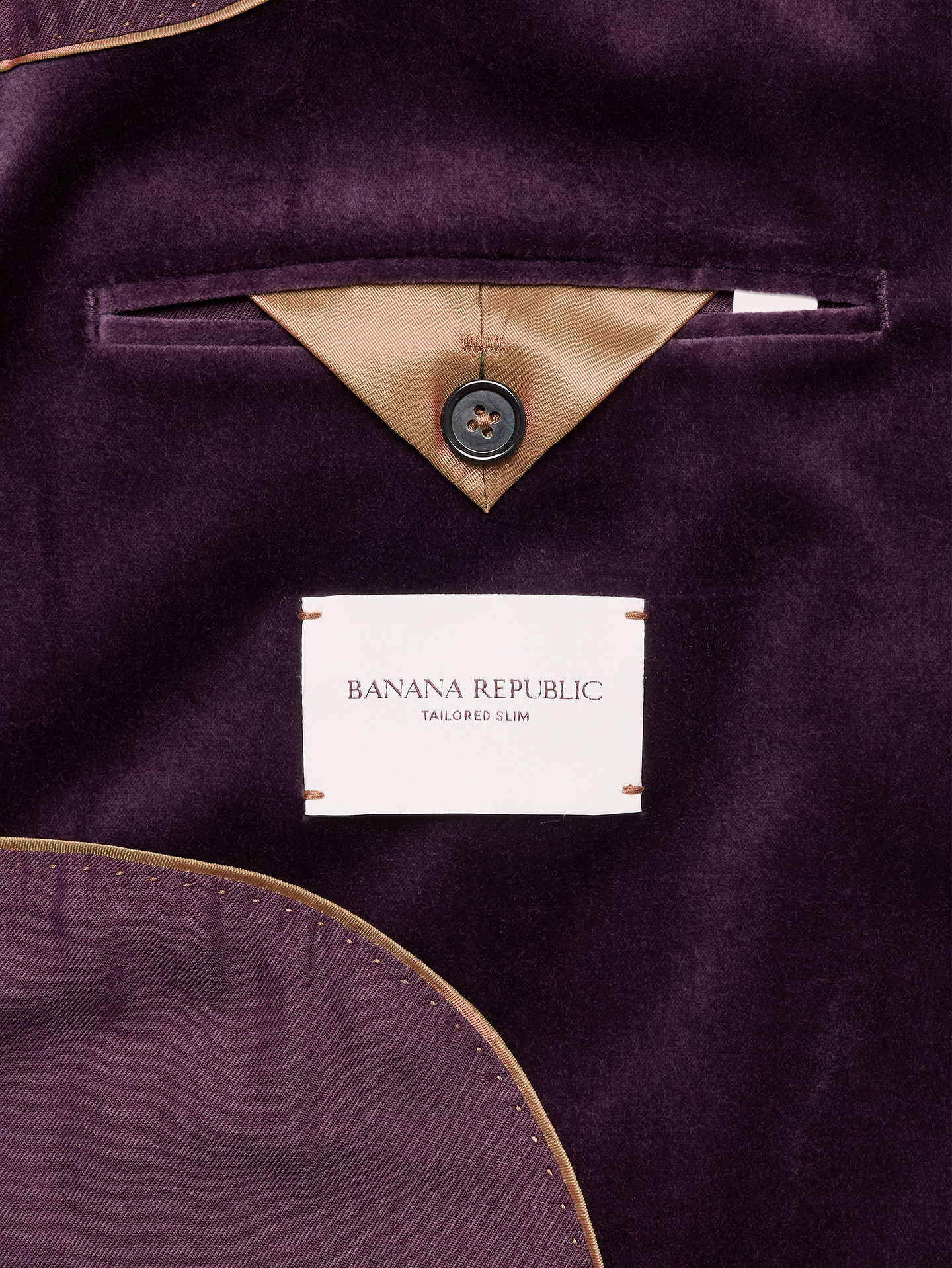 Image 5 of 8, Tailored Slim Velvet Blazer