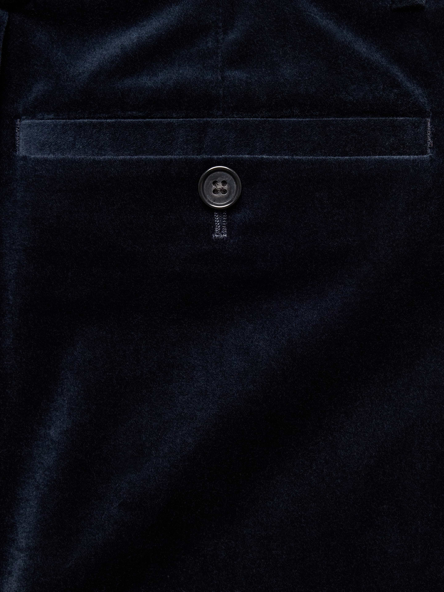 Image 7 of 7, Straight Velvet Suit Pant