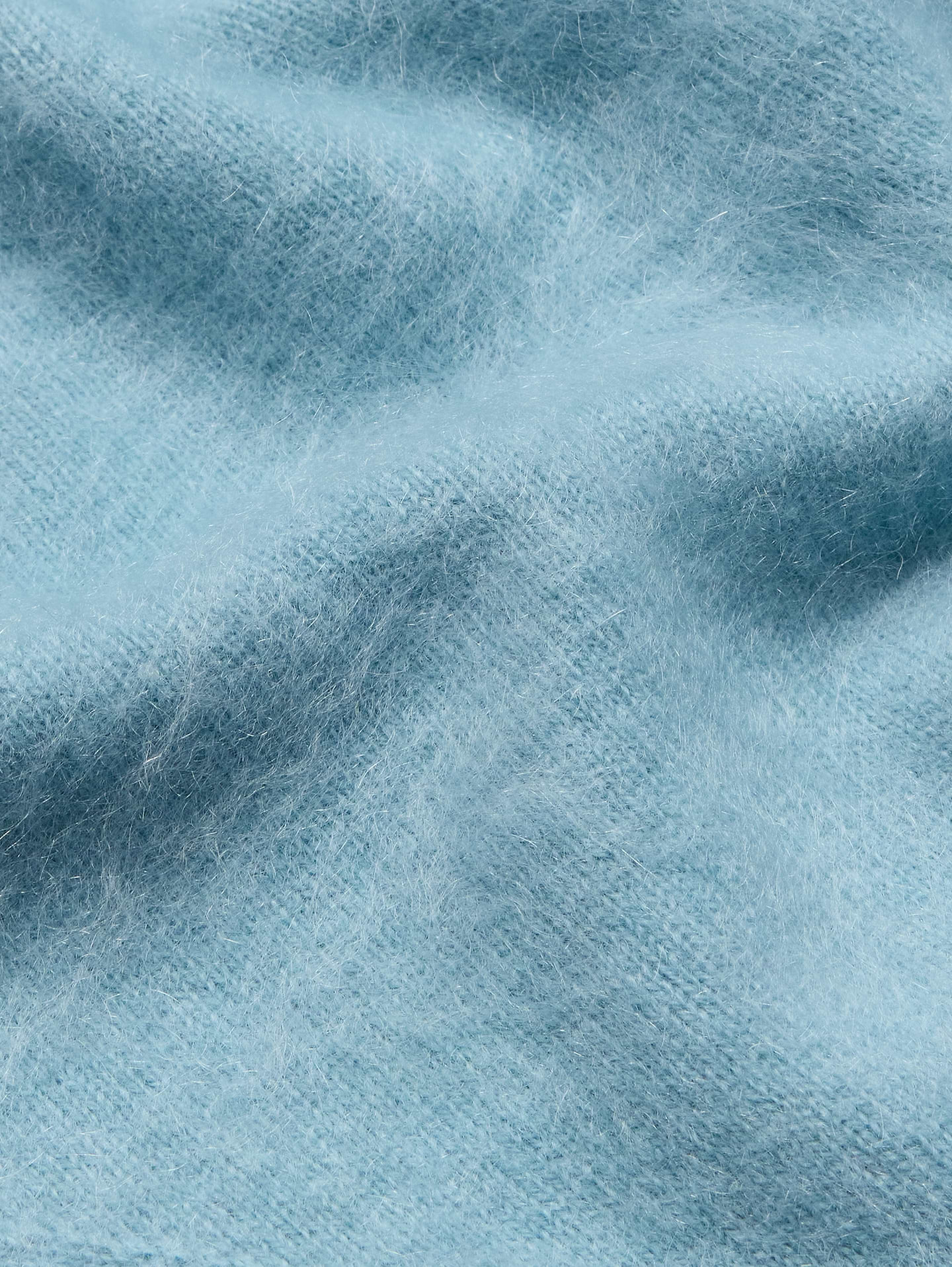 Image 5 of 6, Brushed Wool-Cashmere Triangle Scarf