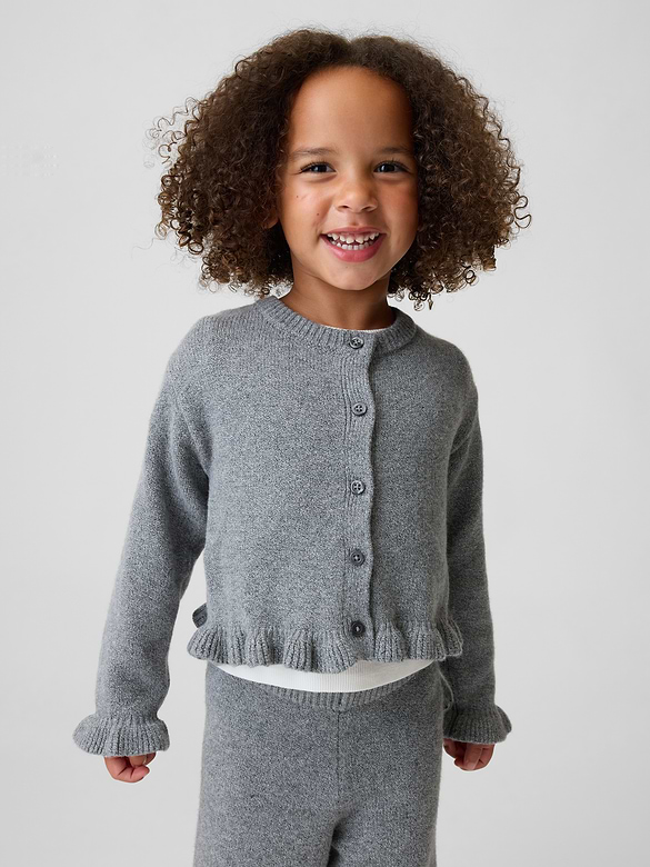 Baby & Toddler CashSoft Ruffle Cardigan Sweater