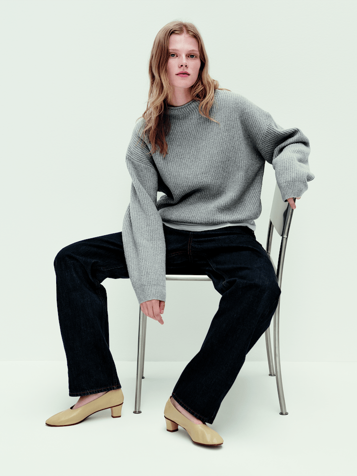 Image 6 of 6, CashSoft Oversized Rollneck Sweater