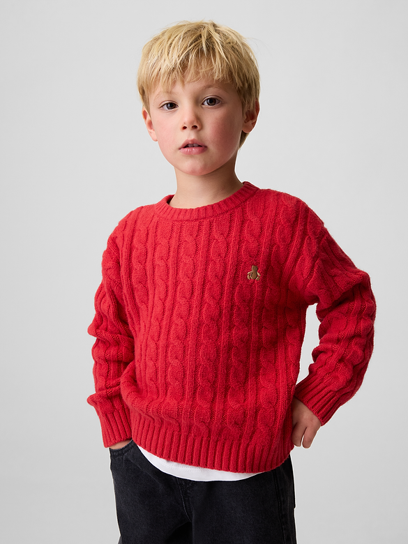 Baby & Toddler CashSoft Cable-Knit Sweater