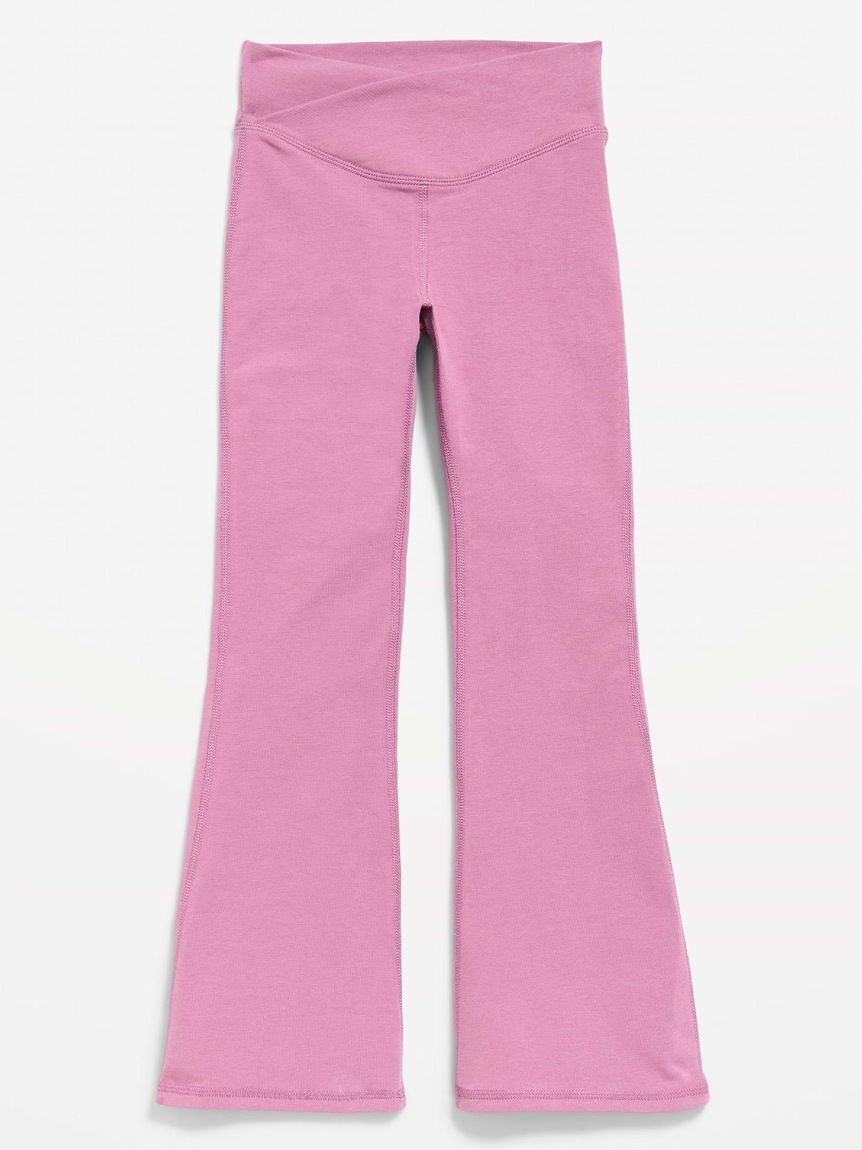 Image 5 de 6, Legging évasé PowerChill à taille haute croisée pour fille
